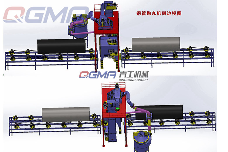 鋼管拋丸機的組成與適應(yīng)范圍